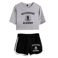 Wednesday Addams Crop Top The Addams Family T-shirt Shorts -Cosplay Clothing Store 8 800x800 510