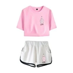 The Addams Family Crop Top T-shirt Wednesday Polyester Shorts 23 The Addams Family Crop Top T-shirt Wednesday Polyester Shorts -Cosplay Clothing Store 8 800x800 513