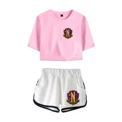 Wednesday Addams T-shirt Nevermore Academy Shorts -Cosplay Clothing Store 8 800x800 514