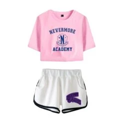 The Addams Family Wednesday T-shirt Nevermore Academy Shorts 23 The Addams Family Wednesday T-shirt Nevermore Academy Shorts -Cosplay Clothing Store 8 800x800 515