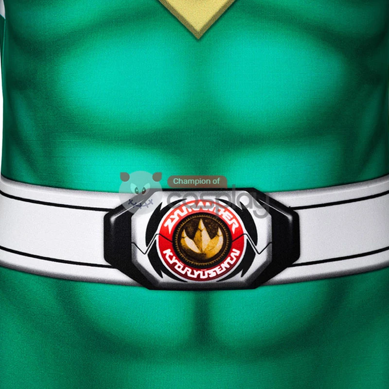 Ready To Ship For Kids Green Ranger Cosplay Costume 8 Ready To Ship For Kids Green Ranger Cosplay Costume - Image 8
