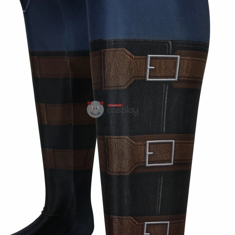 Captain America Costume Steve Rogers Jumpsuit Bodysuit Cosplay 10 Captain America Costume Steve Rogers Jumpsuit Bodysuit Cosplay - Image 10