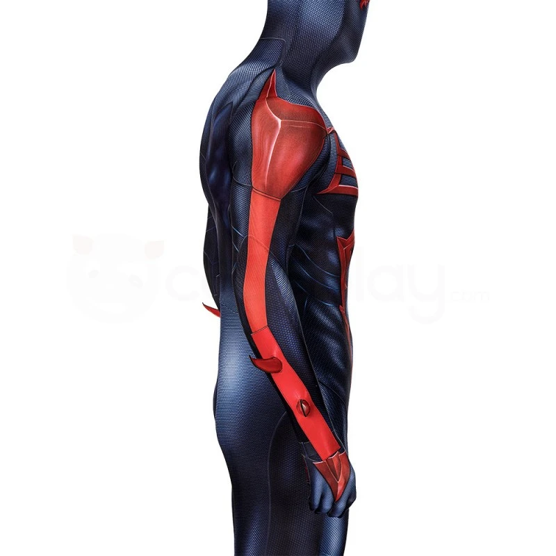 Comic Spiderman 2099 V2 Cosplay Costume Spiderman Halloween Jumpsuit 10 Comic Spiderman 2099 V2 Cosplay Costume Spiderman Halloween Jumpsuit - Image 10