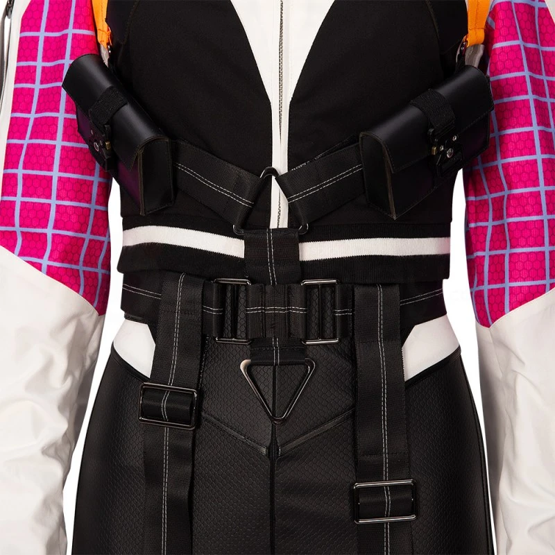 Spider Gwen Stacy Cosplay Costume Spiderman Across The Spider-Verse Women Suit Top Level 10 Spider Gwen Stacy Cosplay Costume Spiderman Across The Spider-Verse Women Suit Top Level - Image 10