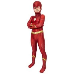 Ready To Ship For Kids The Flash Costume Barry Allen Cosplay Suit -Cosplay Clothing Store A0010407 800x800 1