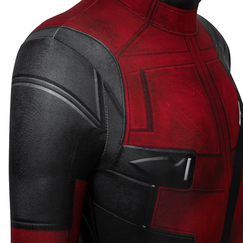 Kids Deadpool Cosplay Costume Deadpool Jumpsuit Full Set 17 Kids Deadpool Cosplay Costume Deadpool Jumpsuit Full Set - Image 17