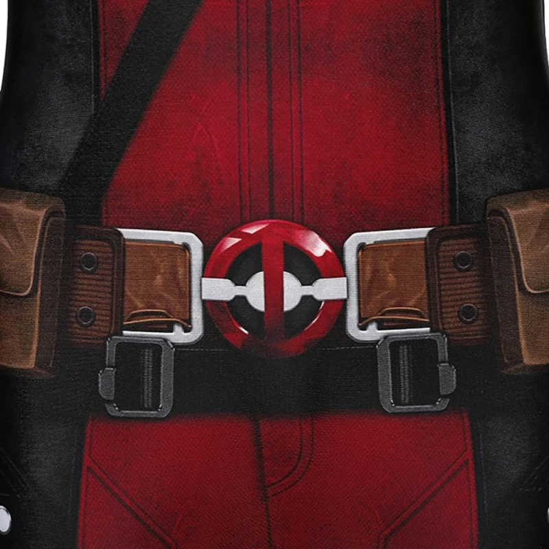Kids Deadpool Cosplay Costume Deadpool Jumpsuit Full Set 18 Kids Deadpool Cosplay Costume Deadpool Jumpsuit Full Set - Image 18