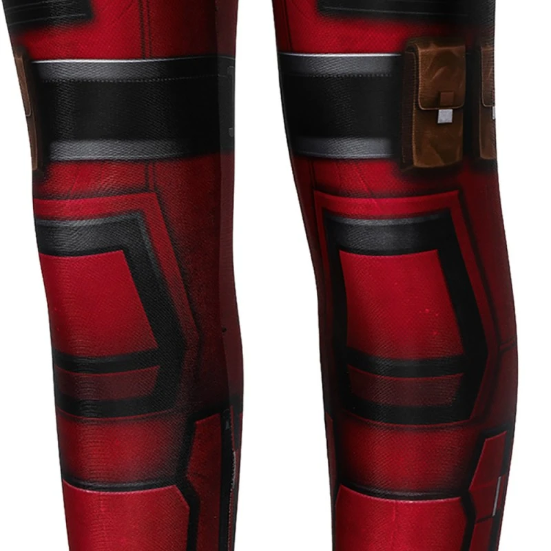 Kids Deadpool Cosplay Costume Deadpool Jumpsuit Full Set 11 Kids Deadpool Cosplay Costume Deadpool Jumpsuit Full Set - Image 11