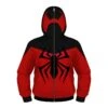 Kids Spider-Man Zip Up Long Sleeve Fashion Hoodie