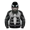 Kids Spider-Man Venom Zip Up Long Sleeve Hoodie