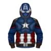 Kids Captain America Zip Up Hoodie