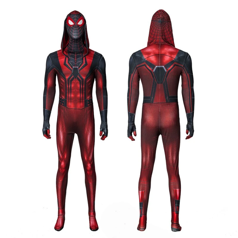 2023 Spider-Man Miles Morales Jumpsuit Cosplay Costumes 1 2023 Spider-Man Miles Morales Jumpsuit Cosplay Costumes