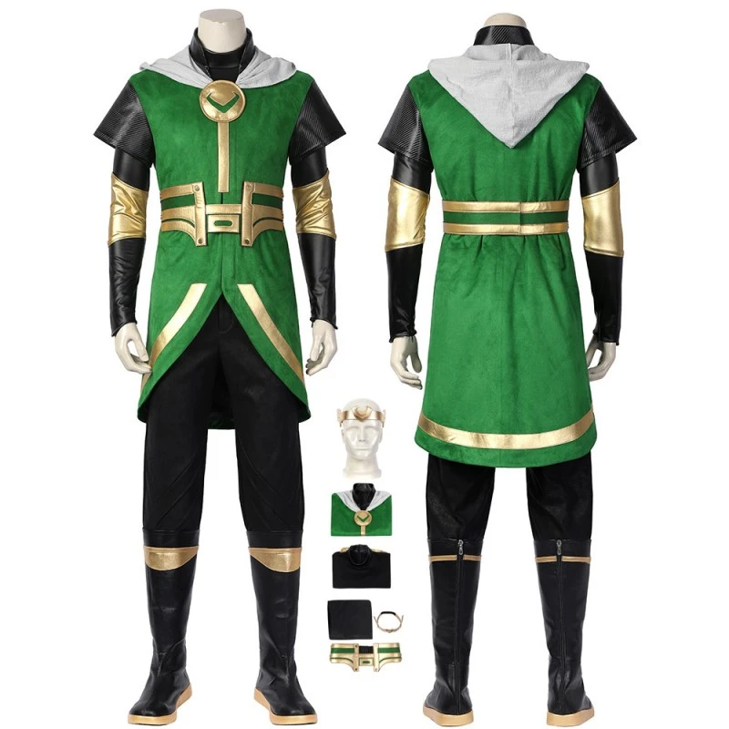 Kids Loki Costume 2021 Loki Laufeyson Cosplay Suit 1 Kids Loki Costume 2021 Loki Laufeyson Cosplay Suit