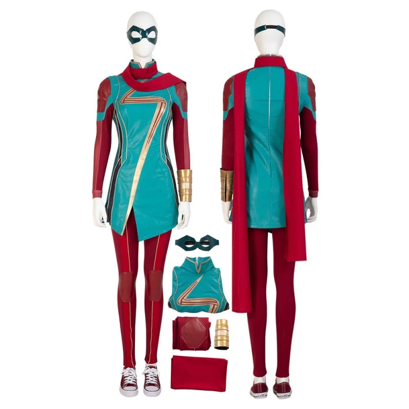 Ms. Marvel Kamala Khan Cosplay Costume 1 Ms. Marvel Kamala Khan Cosplay Costume