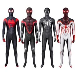 Spiderman Suit Spider-Man Miles Morales Jumpsuit Cosplay Costumes