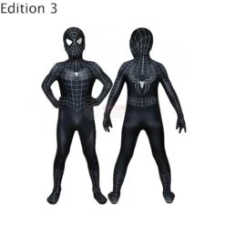 Spiderman Costumes Spider-Man 3 Venom Cosplay Suit 9 Spiderman Costumes Spider-Man 3 Venom Cosplay Suit -Cosplay Clothing Store J19034BB KID 1 800x800 1