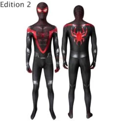 Spiderman Suit Spider-Man Miles Morales Jumpsuit Cosplay Costumes -Cosplay Clothing Store J19089BA 1 800x800 1