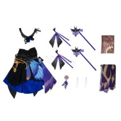 Genshin Keqing Opulent Splendor Costume Genshin Impact Cosplay Suits -Cosplay Clothing Store ME3A4146 800x800 1