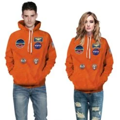 Orange Nasa Astronaut Suit 3D Print Long Sleeve Hoodie -Cosplay Clothing Store QYXH 137 5 800x800 1
