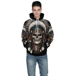 3D Print Tribal Style Native American Skull Pattern Hoodie -Cosplay Clothing Store QYXH 227 3 800x800 1