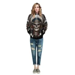 3D Print Tribal Style Native American Skull Pattern Hoodie -Cosplay Clothing Store QYXH 227 4 800x800 1