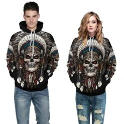 3D Print Tribal Style Native American Skull Pattern Hoodie -Cosplay Clothing Store QYXH 227 5 800x800 1