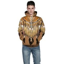 Tribal Style Native American 3D Print Pattern Long Sleeve Hoodie -Cosplay Clothing Store QYXH 307 3 800x800 1