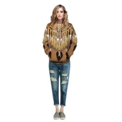 Tribal Style Native American 3D Print Pattern Long Sleeve Hoodie -Cosplay Clothing Store QYXH 307 4 800x800 1