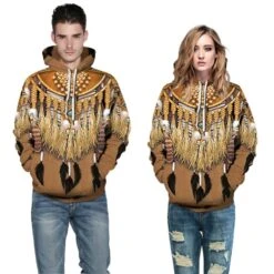 Tribal Style Native American 3D Print Pattern Long Sleeve Hoodie -Cosplay Clothing Store QYXH 307 5 800x800 1
