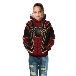 Kids Avengers Endgame Spider Man Long Sleeve Hoodie -Cosplay Clothing Store TZ 071 04 800x800 1