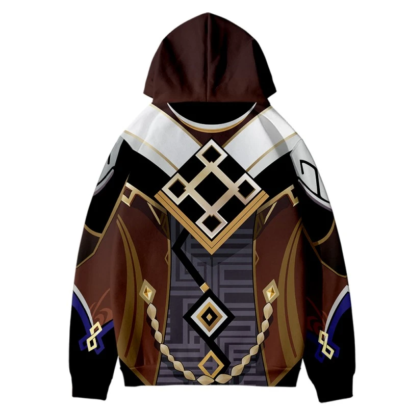 Zhongli 3D Print Hoodie Game Genshin Impact Fashion Sweatshirts 4 Zhongli 3D Print Hoodie Game Genshin Impact Fashion Sweatshirts - Image 4