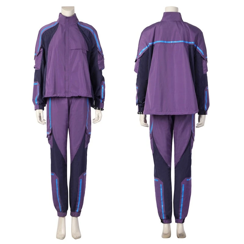 2022 New Black Panther Wakanda Forever Cosplay Costume Shuri Purple Suit 1 2022 New Black Panther Wakanda Forever Cosplay Costume Shuri Purple Suit