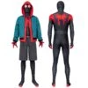 Spider-Man Into The Spider-Verse Cosplay Costume Miles Morales Jumpsuit