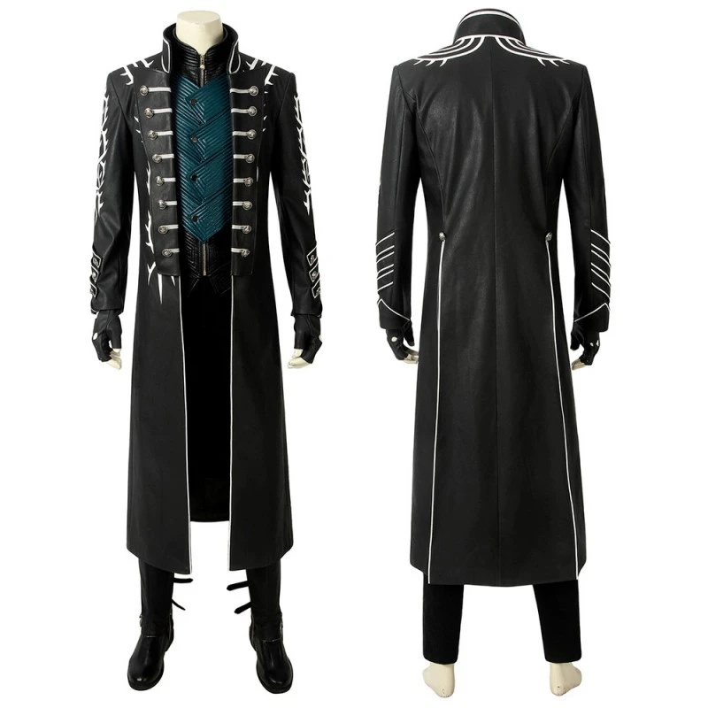 DMC Devil May Cry 5 Vergil Cosplay Costume 1 DMC Devil May Cry 5 Vergil Cosplay Costume