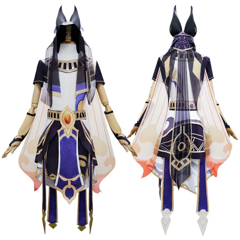 Genshin Impact Cosplay Costume Cyno Halloween Suit 1 Genshin Impact Cosplay Costume Cyno Halloween Suit