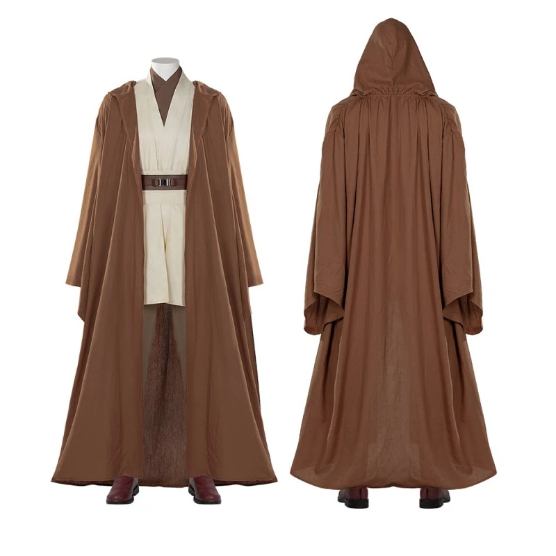 Star Wars Obi Wan Kenobi Jedi Cosplay Costume 1 Star Wars Obi Wan Kenobi Jedi Cosplay Costume