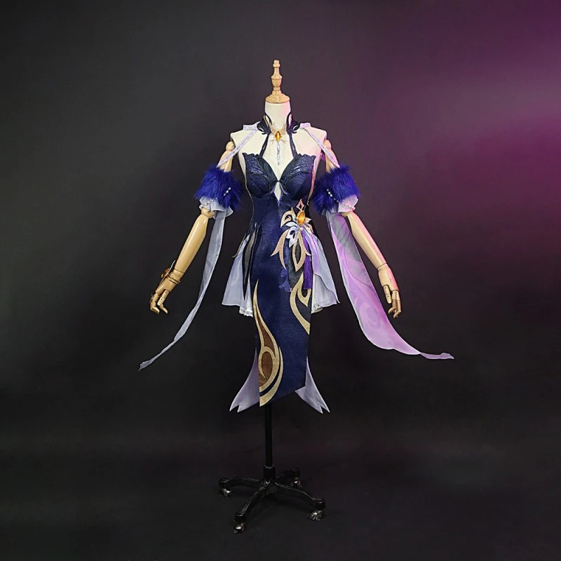 Genshin Impact Ningguang Orchid's Evening Gown Cosplay Costumes 1 Genshin Impact Ningguang Orchid's Evening Gown Cosplay Costumes