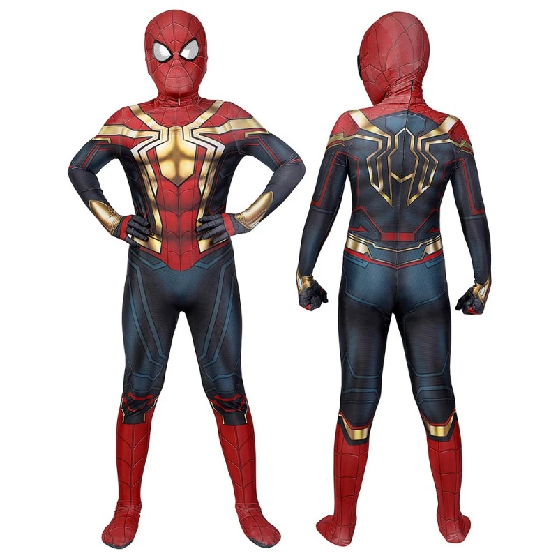 Kids Spider-Man 3 No Way Home Peter Parker Cosplay Costumes 1 Kids Spider-Man 3 No Way Home Peter Parker Cosplay Costumes