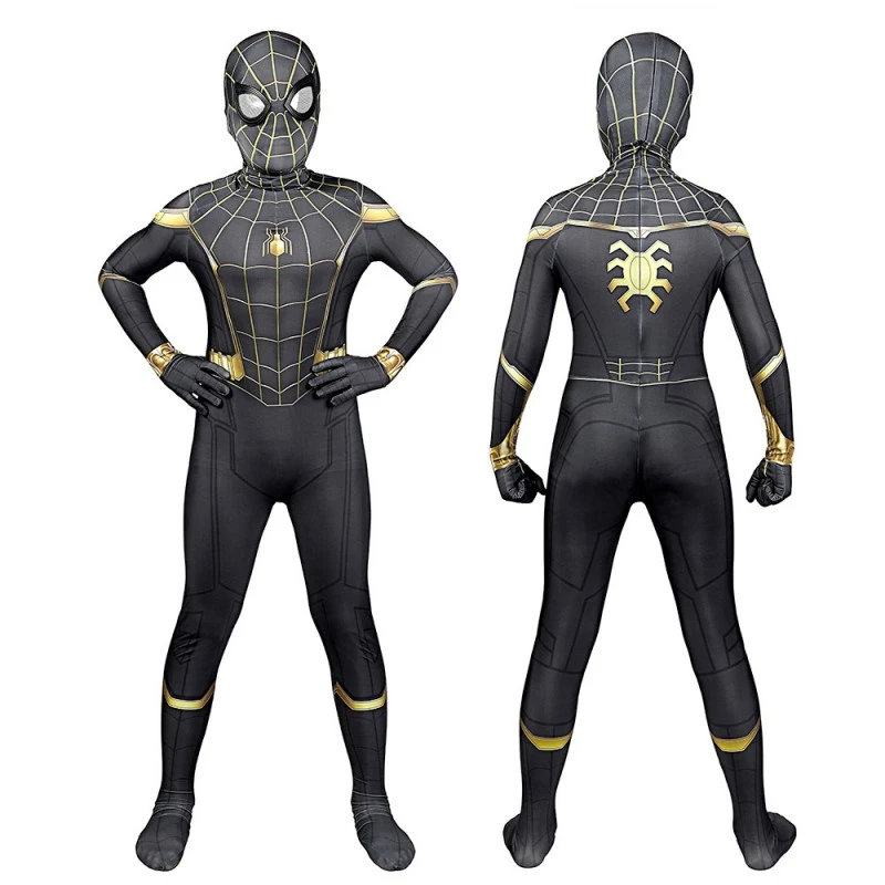 Spiderman Peter Parker Costume Spider-Man No Way Home Cosplay Suit For Kids 1 Spiderman Peter Parker Costume Spider-Man No Way Home Cosplay Suit For Kids
