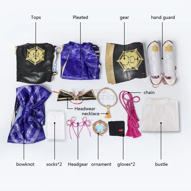 Genshin Impact Kamisato Ayaka Cosplay Costume 9 Genshin Impact Kamisato Ayaka Cosplay Costume - Image 9