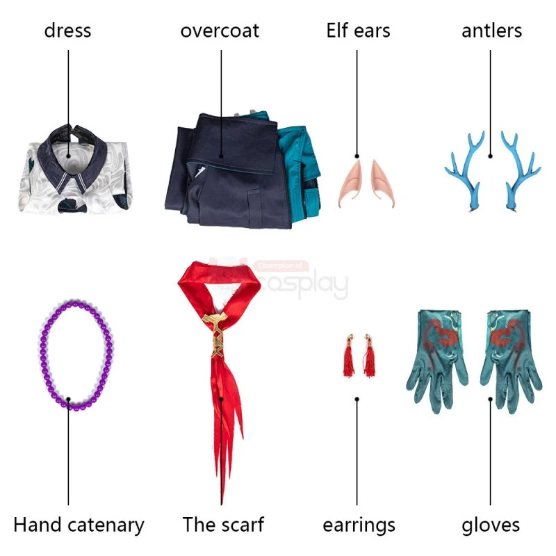 Dusk Costume Arknights Cosplay Suit 20 Dusk Costume Arknights Cosplay Suit - Image 20